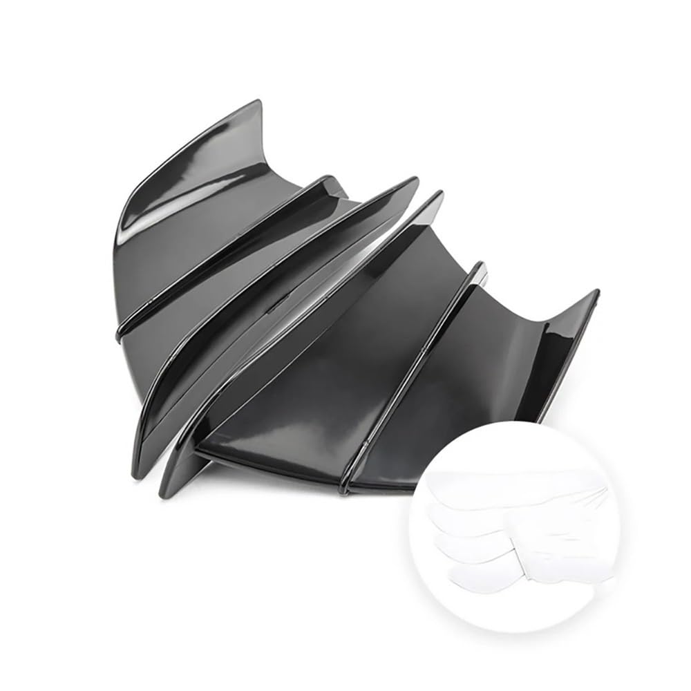 Seitendeflektor Verkleidung Universal Motorrad Winglet Aerodynamischer Spoilerflügel Mit Motorrad Dekoration Aufkleber Für Yam&aha YZF-R1 R3 R6 R125 von TJKIB