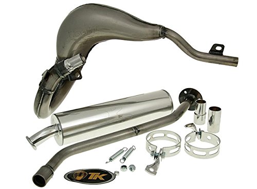 Auspuff Ersatzteil für/kompatibel mit Generic Trigger X-Enduro Keeway X Ray AM6 mit Straßenzulassung von TK