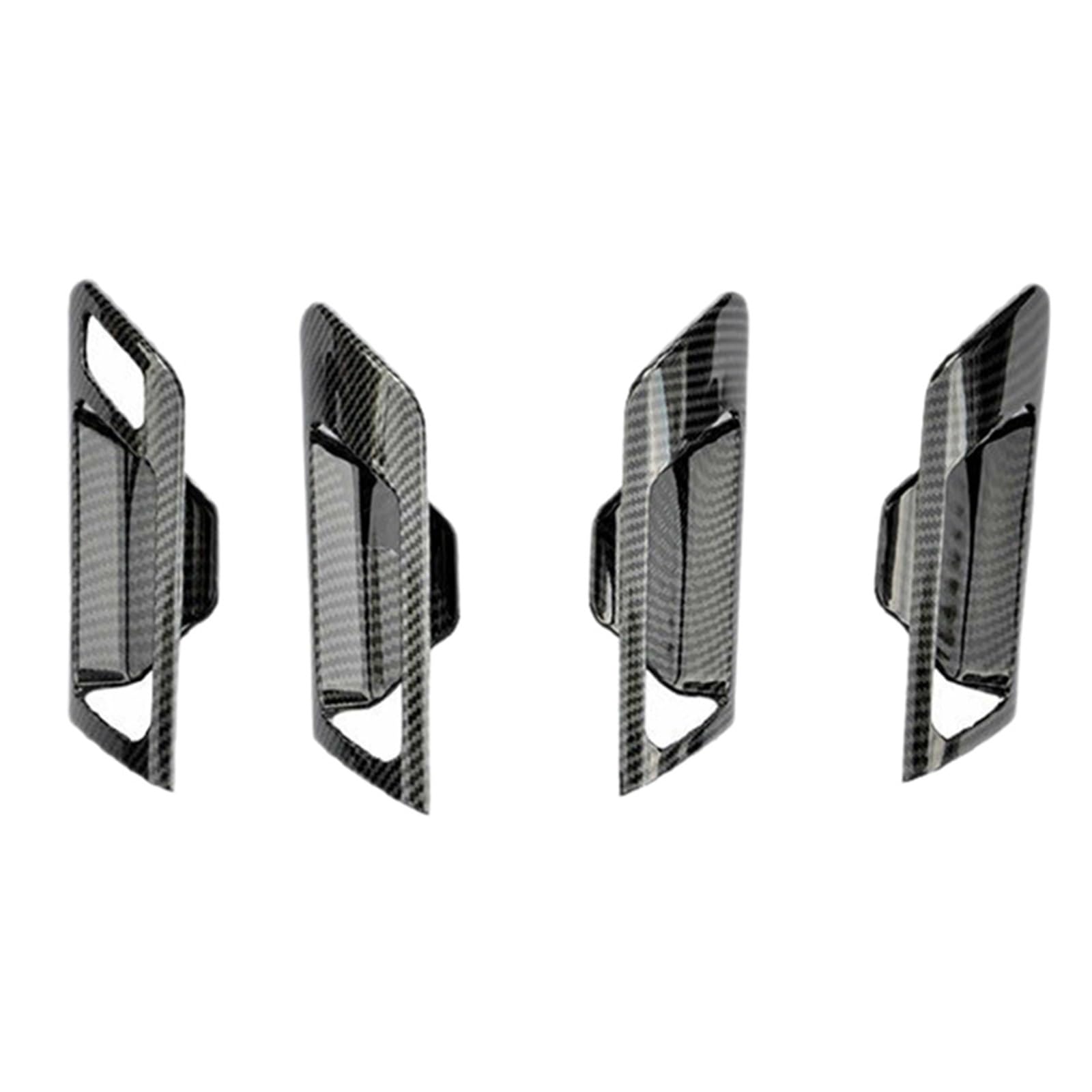 Innenraum Türgriff innen passend 4 Stücke Auto Innentürgriff Schüssel Trim/Fit for Golf MK6 2010-2013 Carbon Fiber von TKDCKF