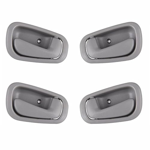 Innenraum Türgriff innen passend 4 Teile/satz/Passend for 1998-2002 Toyota Corolla Chevy Prizm Auto-Innentürgriff Auto-Innentürgriffe Knöpfe Autozubehör(GRAY) von TKDCKF