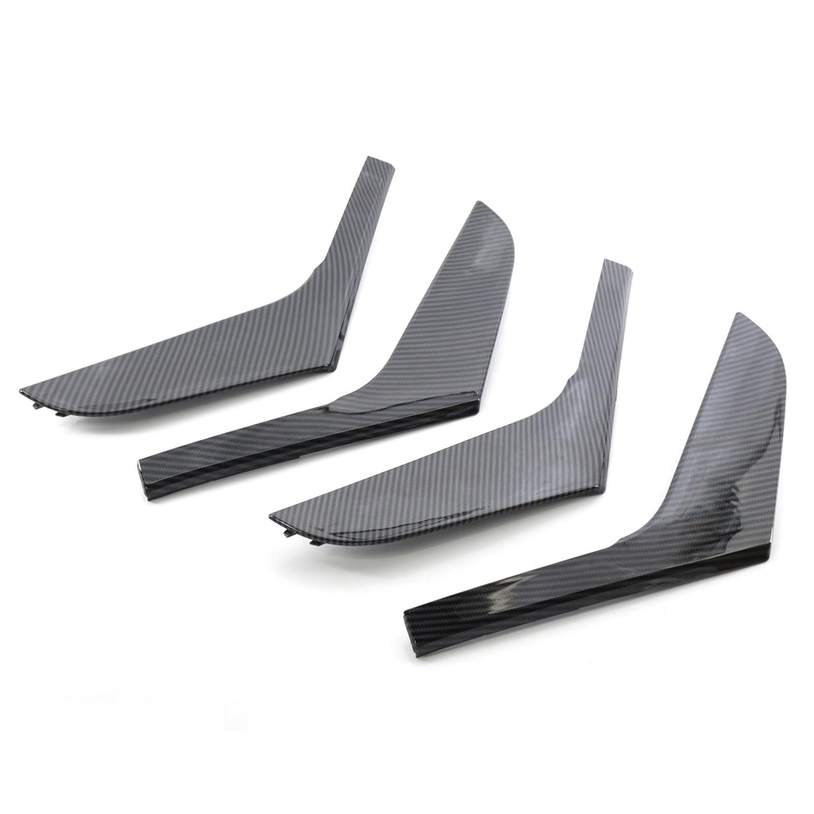 Innenraum Türgriff innen passend 4 Teile/satz Carbon Look Auto Innen Tür Armlehne Griff Streifen Abdeckung/Fit for VW Volkswagen GOLF 6 2009-2013 5K4868039A 5K4868040A(4PCS set) von TKDCKF