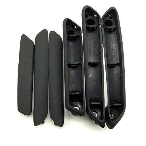 Innenraum Türgriff innen passend 6 teile/satz Schwarz Innen Tür Griff Mit Trim/Fit Fo Volkswagen Passat B5 1998-2005 Innere Armlehne von TKDCKF