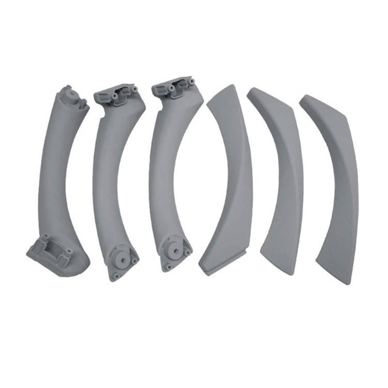 Innenraum Türgriff innen passend 9-teiliges Auto-Innentürgriff-Panel-Kit/Passend for BMW E90 E91 3er-Serie 2005-2012 318 320 323 325 328 Pull-Trim-Abdeckung(Gray 6Pc) von TKDCKF