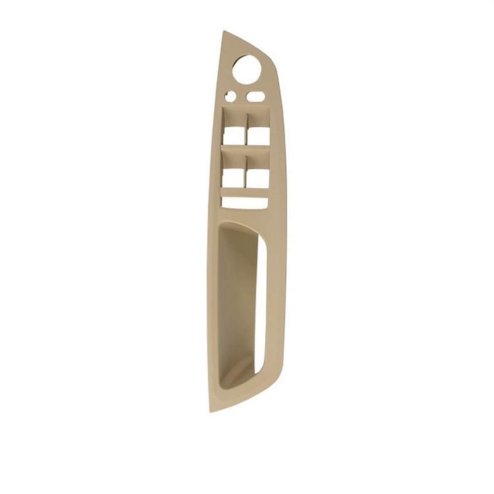 Innenraum Türgriff innen passend Armlehne Auto links vorne Fahrersitz LHD Innentürgriff Innenverkleidung Zugverkleidung/Passend for BMW E70 E71 X5 X6 2007-2014(Beige left front) von TKDCKF