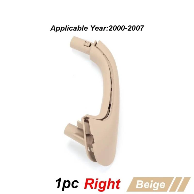 Innenraum Türgriff innen passend Auto-Innentür-Haltegriffe, Ersatz/Passend for Mercedes Benz W203 C-Klasse 2000-2007 2038101551(Beige right) von TKDCKF