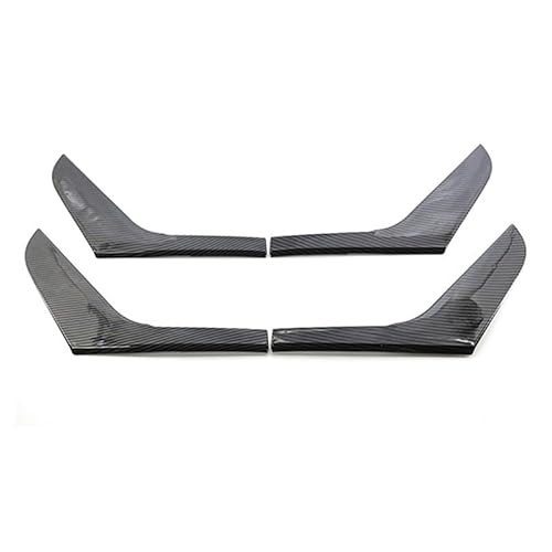 Innenraum Türgriff innen passend Auto-Innentürgriff-Abdeckungsleisten, Carbonfaser-Look, passend for VW Golf GTI MK6 2009 2010 2011 2012 2013, ABS-Zubehör 5K4868039A(4 Pcs) von TKDCKF