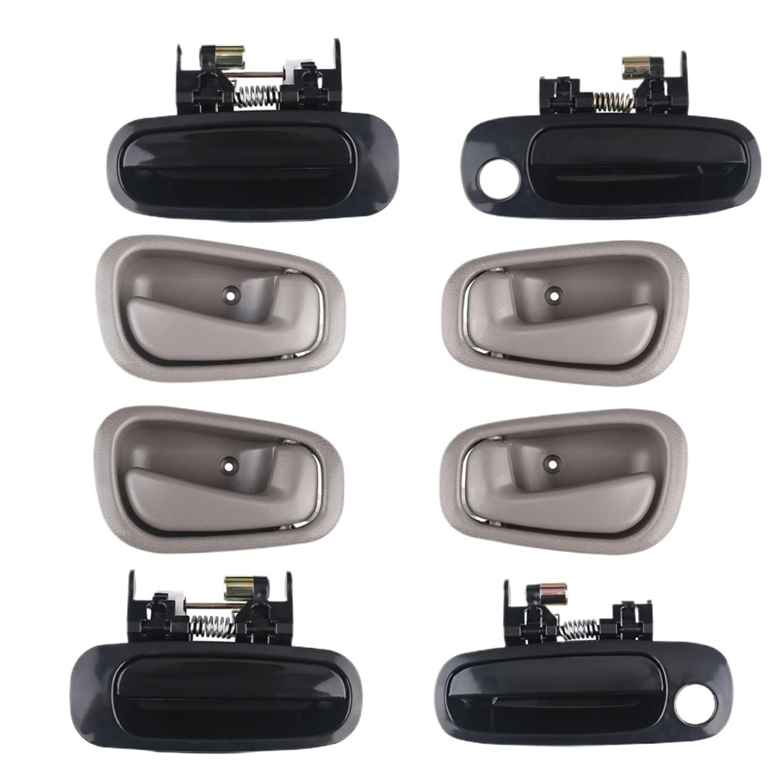 Innenraum Türgriff innen passend Auto-Innentürgriff-Set for außen und innen, passend for Toyota Corolla Chevy Prizm 1998–2002# OEM 6920602050B1 6920502050B1 69206–02050 von TKDCKF