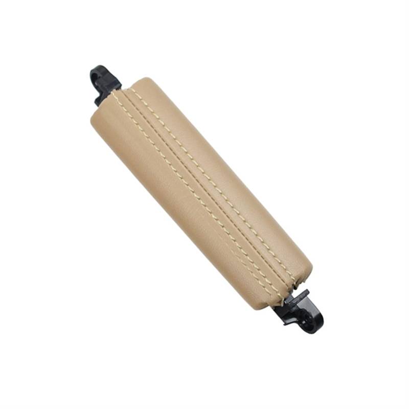 Innenraum Türgriff innen passend Auto-Innentürgriff-Zierleiste 7L6867161 / Passend for VW Touareg 2003-2010 Seitentürgriff innen PU-Leder LHD RHD Beige von TKDCKF