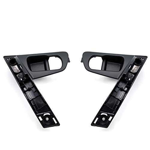 Innenraum Türgriff innen passend Auto-Innentürgriffe, Innenteile, silberfarben/passend for Nissan Qashqai J10 2007–2015, Zubehör(Handle 2pcs) von TKDCKF