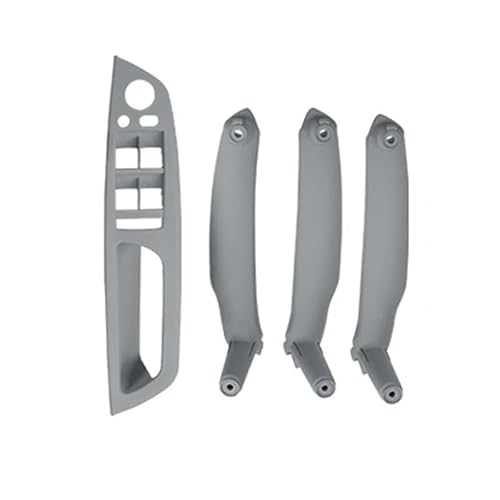 Innenraum Türgriff innen passend Auto links vorne Fahrerseite LHD Innentürgriff Innenverkleidung Pull Trim Abdeckung/Passend for BMW E70 E71 X5 X6 2007-2014(Gray 4 Pcs) von TKDCKF