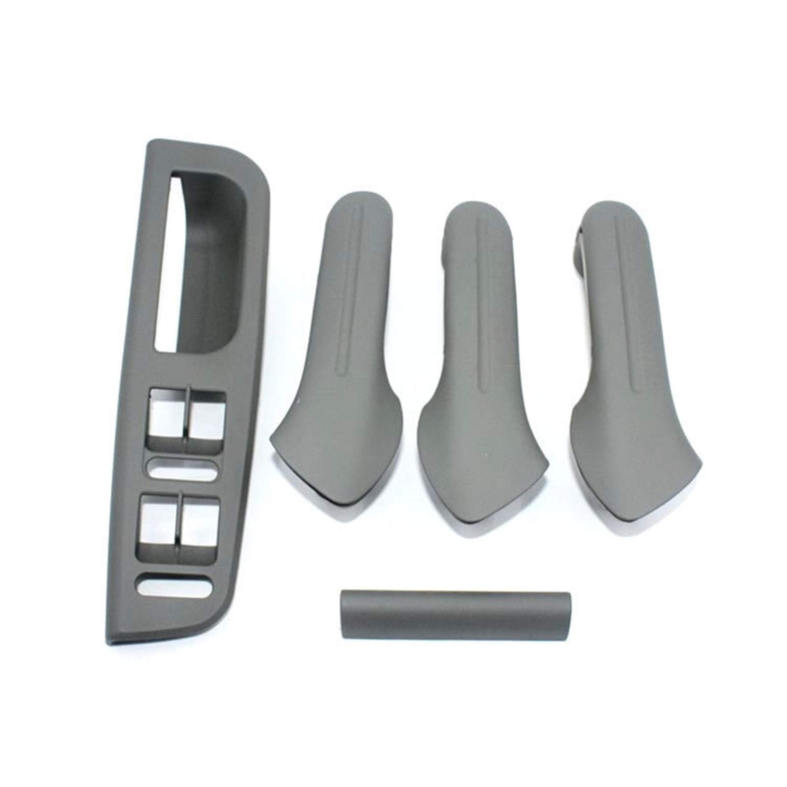 Innenraum Türgriff innen passend Auto modifiziert/passend for Volks.wagen VW Golf 4 Jetta MK4 Bora Fensterheber-Taste Bedienfeld Türgriffabdeckungen LHD Zubehör(1 set gray) von TKDCKF