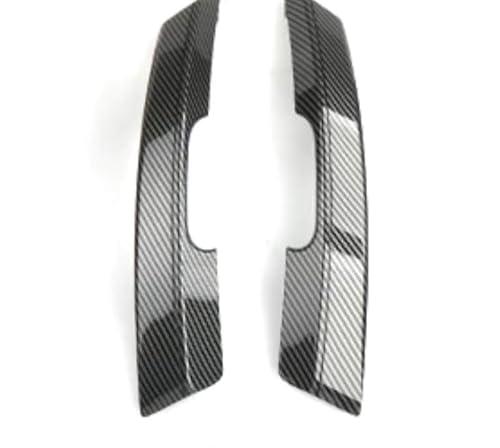 Innenraum Türgriff innen passend Autozubehör Innenausstattung Vordertürverkleidung Armlehne Innengriff Dekorative Abdeckung/Passend for Toyota Corolla 2014 2015 2016 2017 2018(Carbon fiber pattern) von TKDCKF