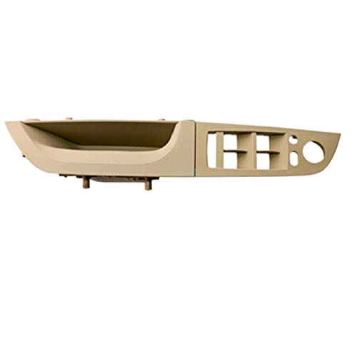 Innenraum Türgriff innen passend Innentürgriff-Verkleidungssatz/Passend for BM-W E90 E91 3er-Serie 2004-2012 Limousine, Zugverkleidung, Autozubehör(Beige) von TKDCKF