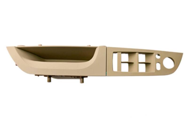 Innenraum Türgriff innen passend Innentürgriff-Verkleidungssatz/Passend for BM-W E90 E91 3er-Serie 2004-2012 Limousine, Zugverkleidung, Autozubehör(Beige) von TKDCKF