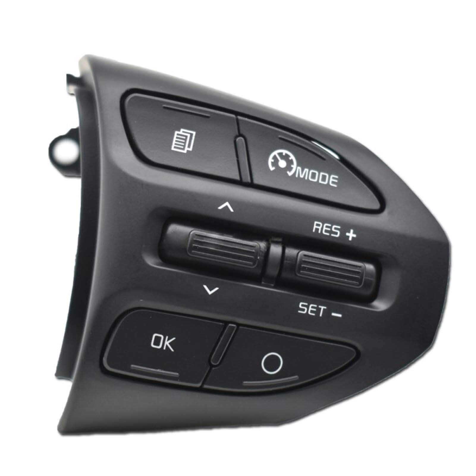 Lenkrad Schalter Kompatibel/Fit for Kia Rio K2 Picanto 2017-18 Lenkrad Tasten Bluetooth Telefon Lautstärke Lenkung RH Fernbedienung Tempomat Schalter(Model B) von TKDCKF