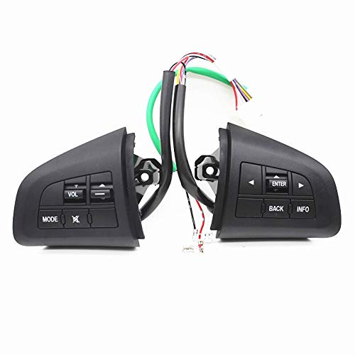 Lenkrad Schalter Kompatibel/Fit for Maz.da 3 2010 CX-5 2012 CX-7 2011 Auto Lenkrad Bluetooth Audio Tempomat Taste Schalter Auto Styling von TKDCKF