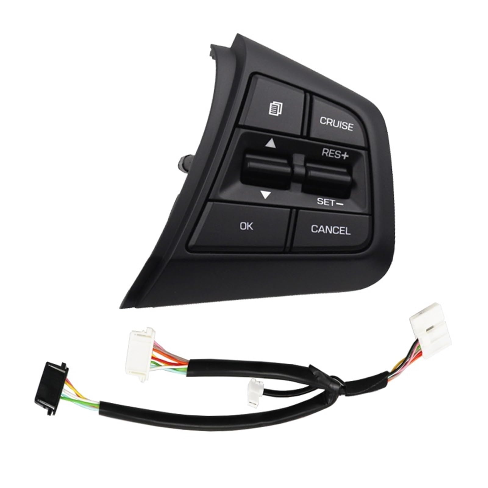 Lenkrad Schalter Kompatibel/Passend for Hyundai Creta 1.6L 2.0L IX25 Lenkradtasten Tempomat Bluetooth-Schalter Fernbedienung Lautstärketaste Autozubehör(Creta 2.0 R C) von TKDCKF