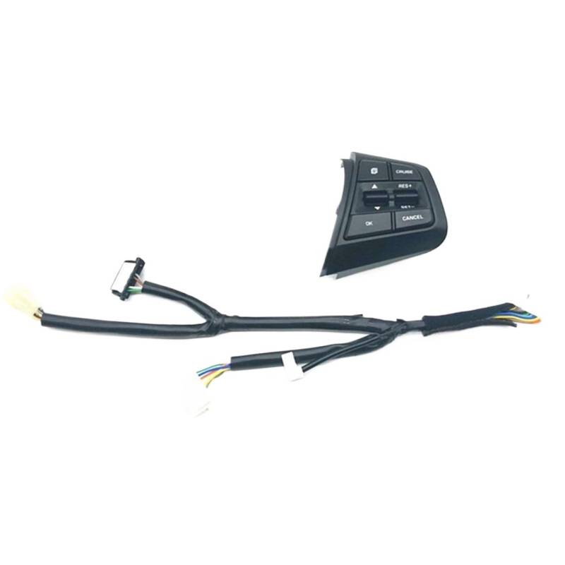 Lenkrad Schalter Kompatibel/Passend for Hyundai Ix25 (Creta) 1.6L 2.0L Lenkrad Tempomat Tasten Fernbedienung Lautstärkeregler Schalter Autozubehör(2.0R heatingwire) von TKDCKF