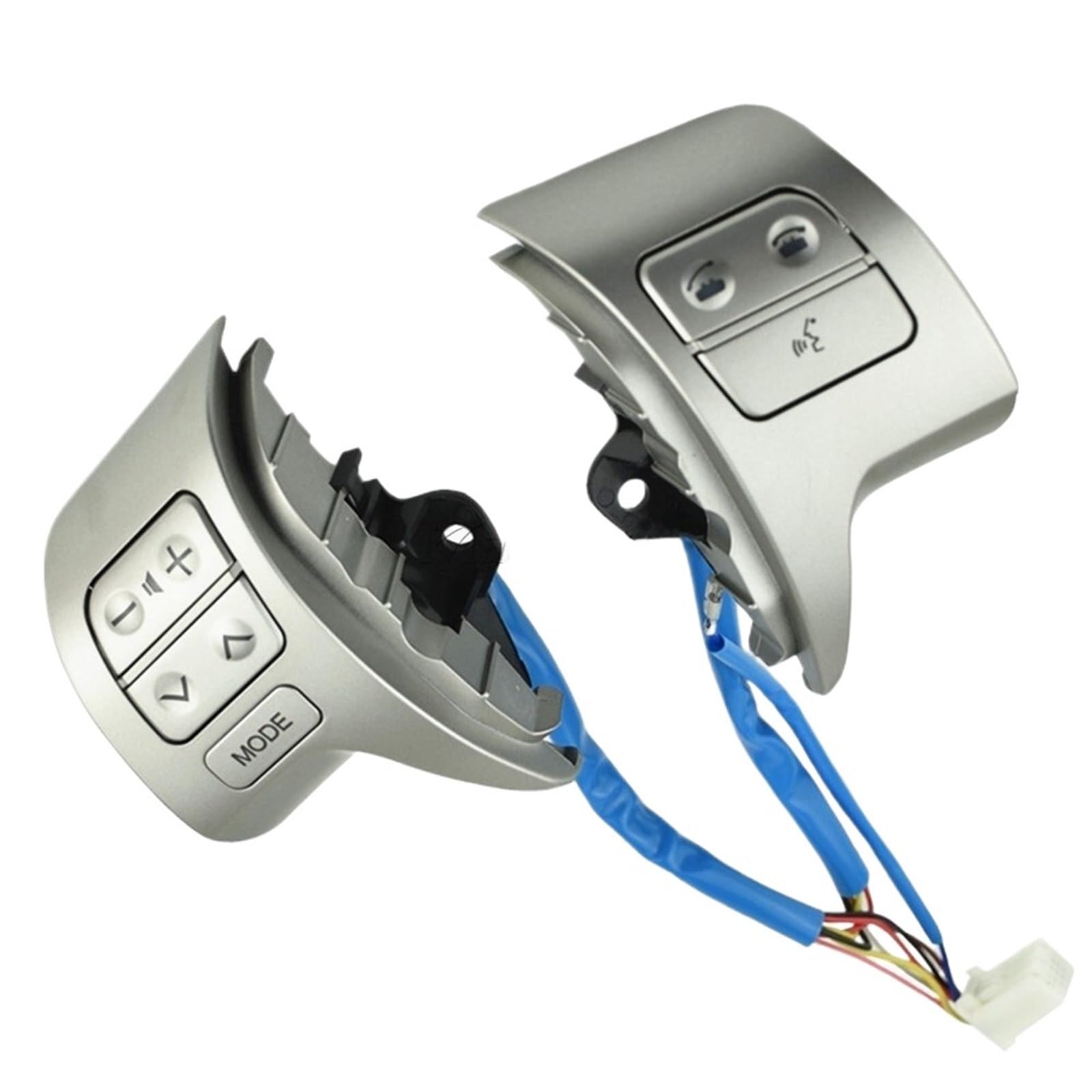 Lenkrad Schalter Kompatibel Auto-Lenkrad-Audio-Bluetooth-Steuerschalter/Passend for Toyota/Passend for Corolla ZRE15 2007 2008 2009 2010 Auto-Styling(Medium Match) von TKDCKF