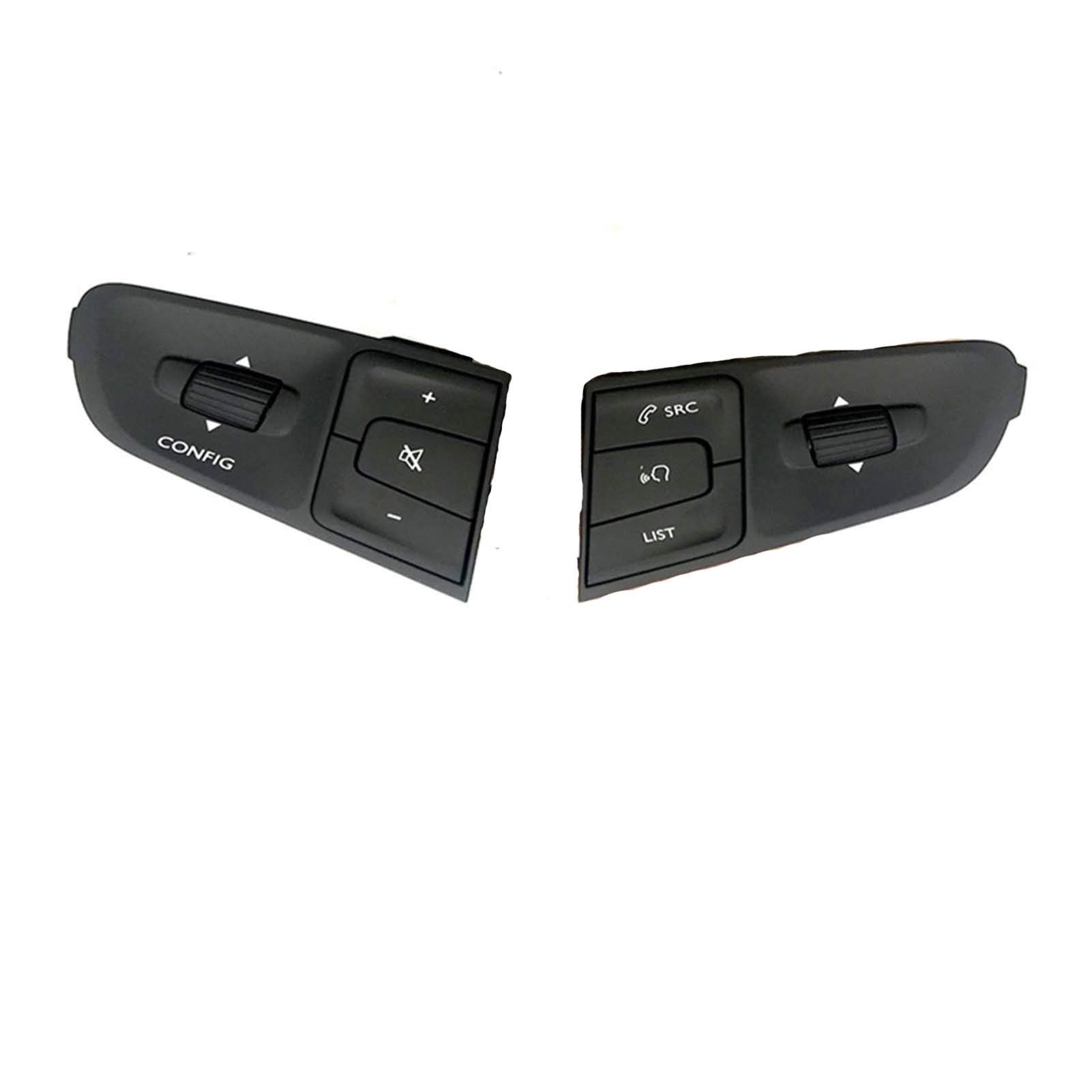 Lenkrad Schalter Kompatibel Auto-Lenkradtaste, Tempomat-Schalter, Audio-Media-Multifunktionstaste/Passend for Peugeot 508 408 / Passend for Citroen C4 C5 C6 C3XR(A Style) von TKDCKF