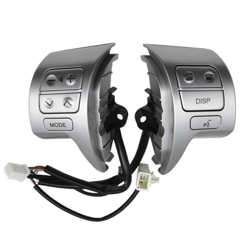 Lenkrad Schalter Kompatibel Bluetooth-Audio-Steuerschalter for Autolenkrad 84250-02200 / Passend for Toyota/Passend for Corolla ZRE15 2007~2010(High Match) von TKDCKF