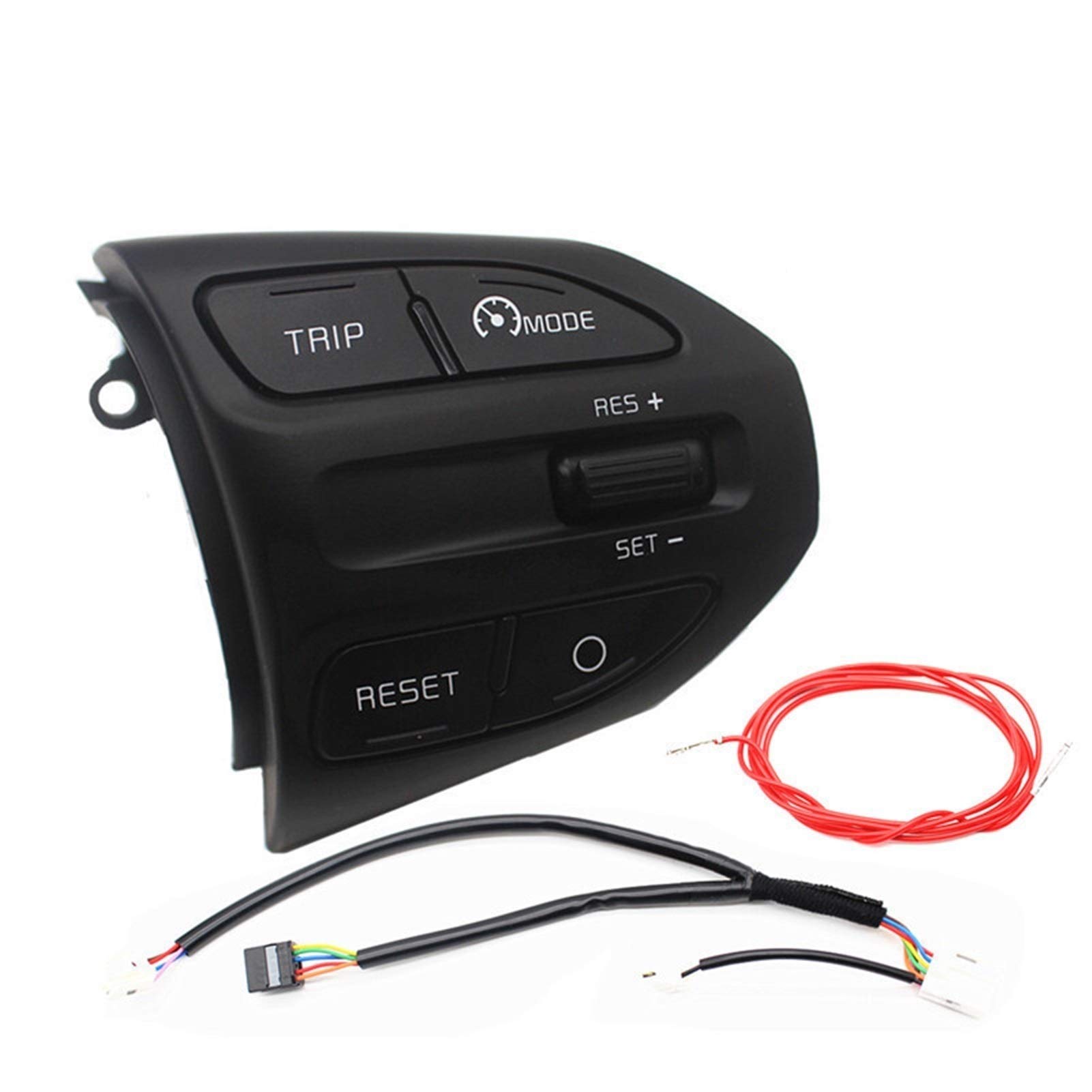 Lenkrad Schalter Kompatibel Lenkradtaste/Passend for KIA K2 Rio 2017 2018 Rio X LINE Schalter for Bluetooth-Telefon Tempomat Lautstärkeschalter(Rest 2WIRES) von TKDCKF