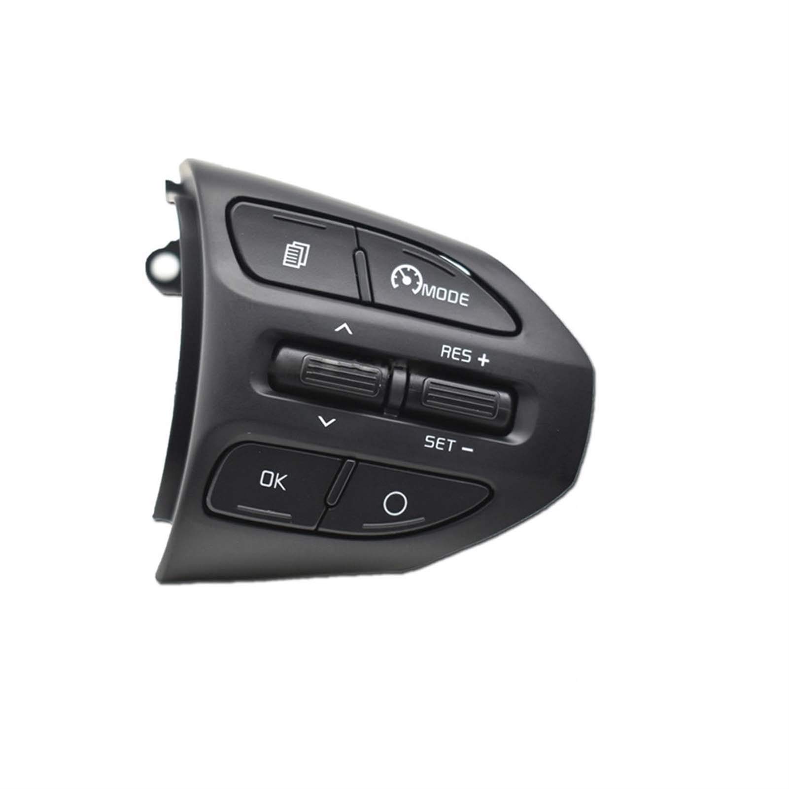 Lenkrad Schalter Kompatibel Lenkradtaste/Passend for KIA K2 Rio 2017 2018 Rio X LINE Tasten Bluetooth Telefon Tempomat Lautstärke(Model B) von TKDCKF