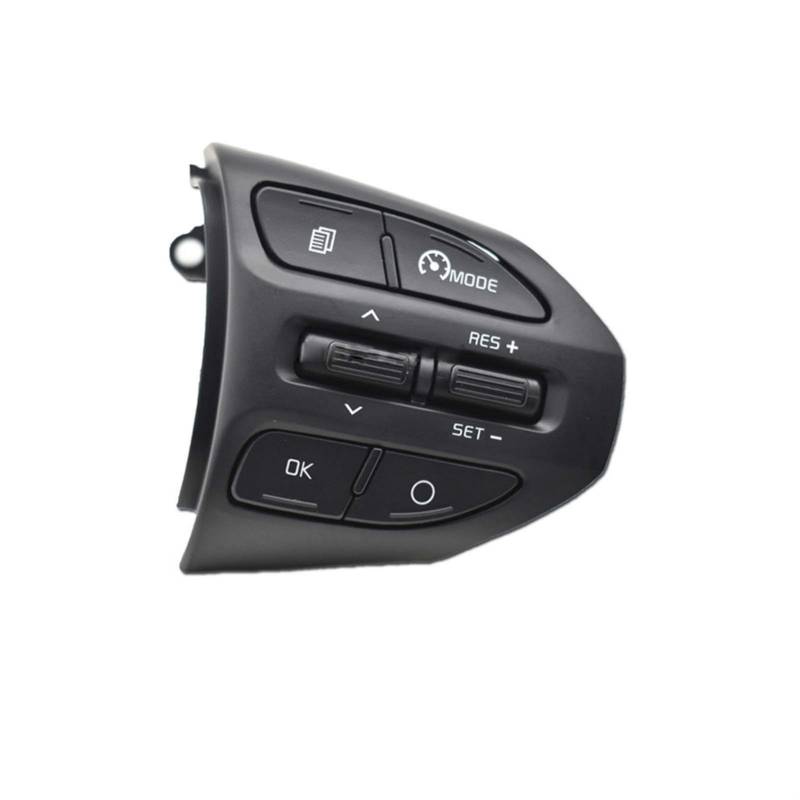 Lenkrad Schalter Kompatibel Lenkung RH Remote Tempomat Schalter for Kia Rio K2 Picanto 2017-18 Lenkrad Tasten Bluetooth Telefon Lautstärke(Model B) von TKDCKF