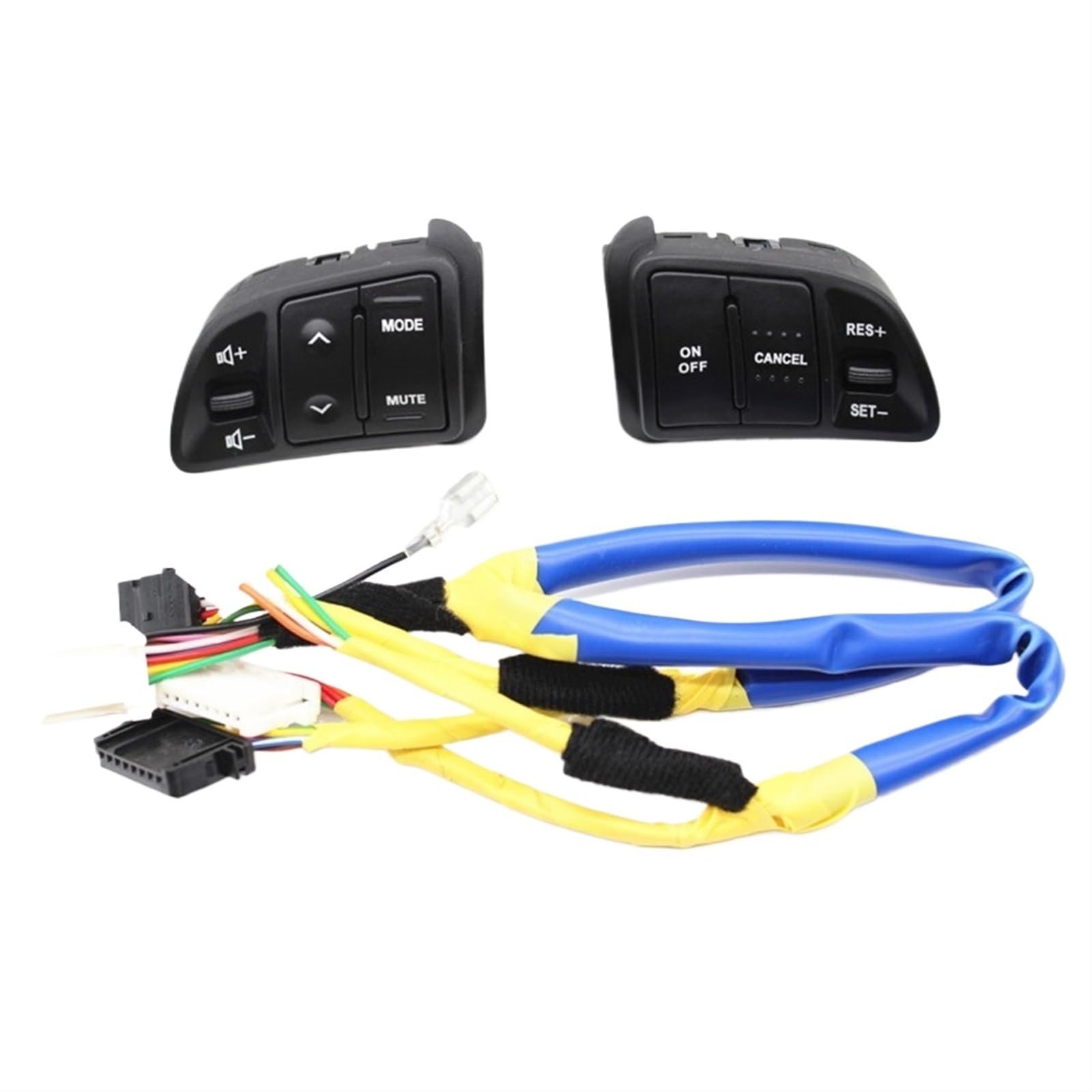 Lenkrad Schalter Kompatibel Multi-Funktions-Lenkrad-Audio-Tempomat-Tasten/Passend for Kia Sportage mit Hintergrundbeleuchtung, Autoladung, Auto-Styling(Bluetooth Set) von TKDCKF