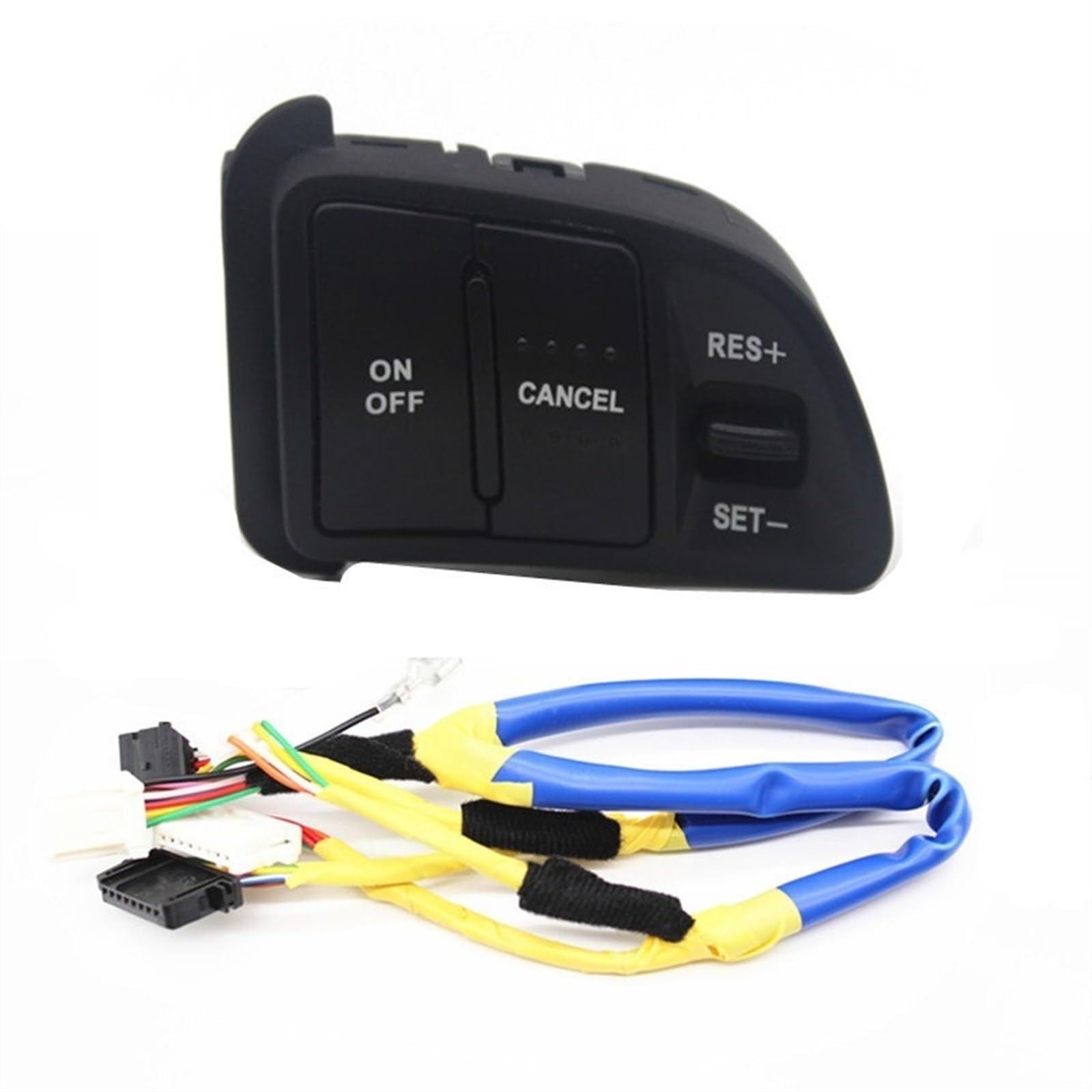 Lenkrad Schalter Kompatibel Multi-Funktions-Lenkrad-Audio-Tempomat-Tasten/Passend for Kia Sportage mit Hintergrundbeleuchtung, Autoladung, Auto-Styling(R Bluetooth Wire) von TKDCKF