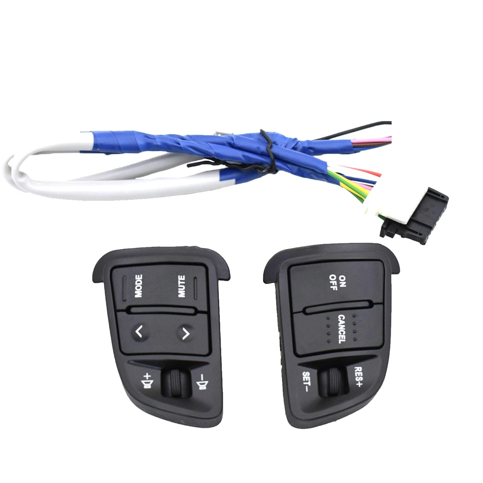 Lenkrad Schalter Kompatibel Multifunktionslenkrad, Audio-Tempomattasten/Passend for Kia Sportage SL mit Hintergrundbeleuchtungstastenschalter und Bluetooth-Panel(Switch 12pins) von TKDCKF