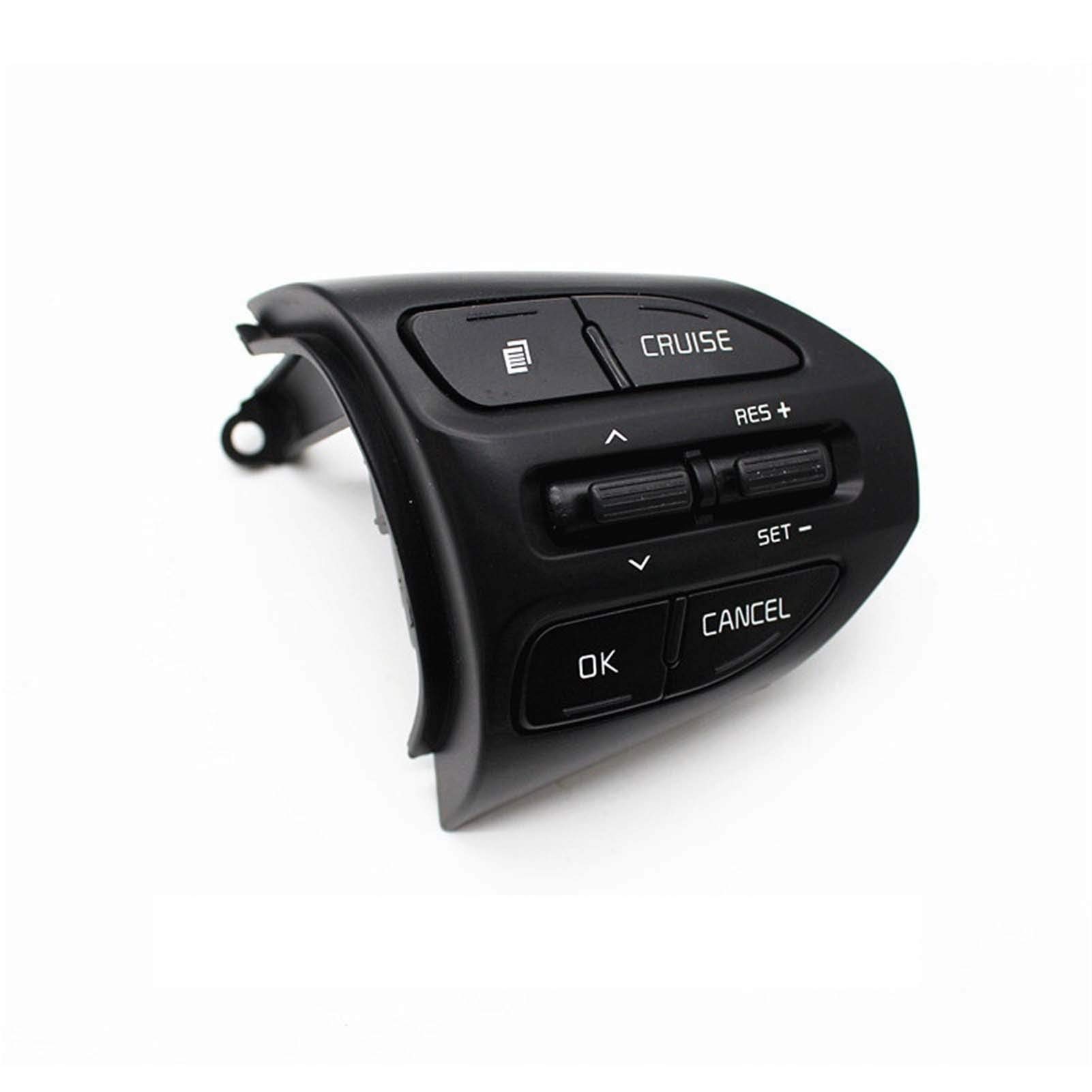 Lenkrad Schalter Kompatibel Original Lenkrad Taste/Fit for KIA K2 Rio 2017 2018 Rio X LINE Tasten Bluetooth Telefon Tempomat Lautstärke(Cruise 6buttons) von TKDCKF