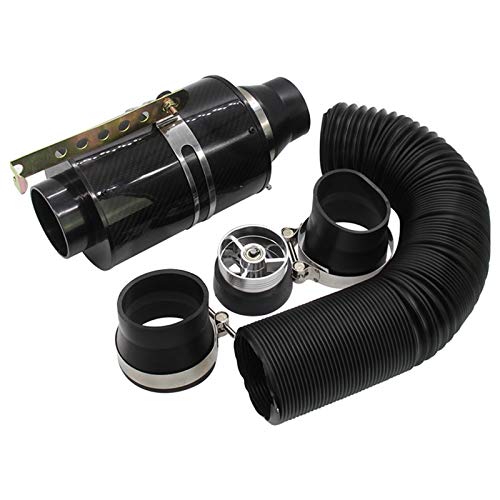 Luftfilter-Ansaugschlauch Universal Auto Auto Carbon Fiber Induktion Ram Filter Box Kaltluftansaugsystem Mit Ansaugschlauch Auto Kaltluftfilter Induktion von TKDCKF