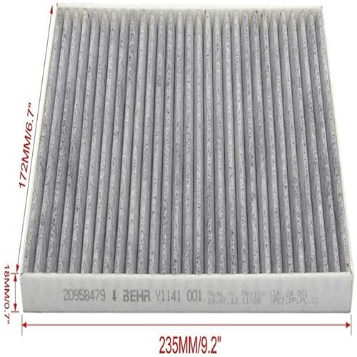 Luftfilter Für PKW Autokabinen-Klimaanlagenfilter, Motorluftfilter OEM Nr. 15278634 20958479 / Passend for Buick Enclave 3.6L Traverse GMC Autoteile(Cabin air filter) von TKDCKF