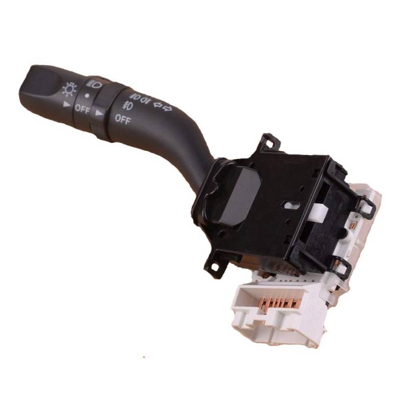 Schalter an der Lenksäule Schwarzer linker Blinker-Scheinwerfer-Säulenschalter/Passend for Mazda 6 CX-7 RX8 2003 2004 2005 2006 2007 2008 GJ6H66122 von TKDCKF