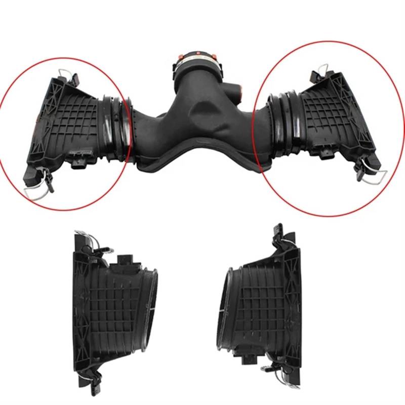 Sensor des Luftqualitätsmessgeräts 2 Stück Auto-Luftmengenmesser 4-polig/Passend for rechts oder links/Passend for Mercedes Benz GL350 ML280 GL320 C320 E280 0281002955 A6420900048 von TKDCKF