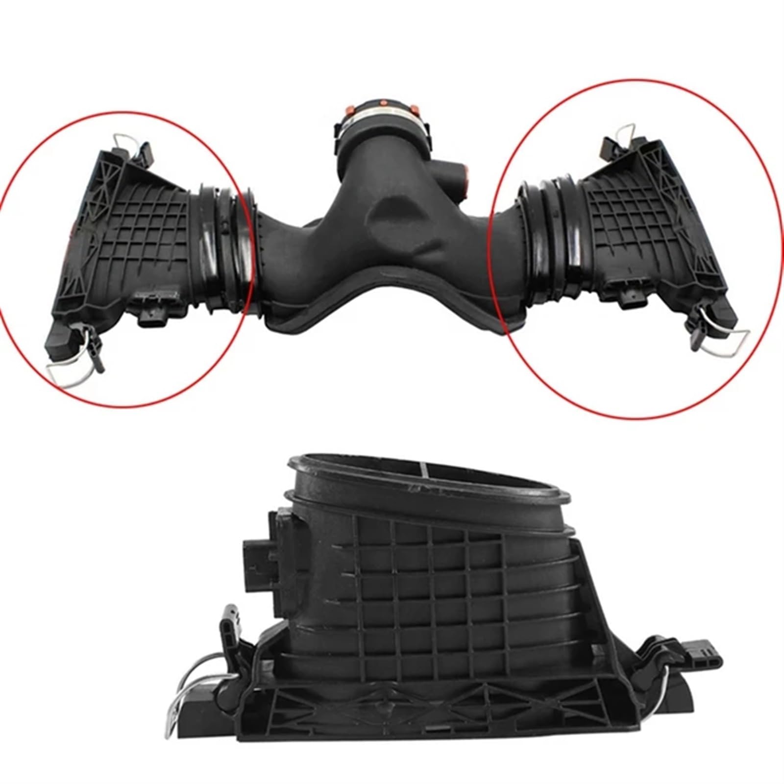 Sensor des Luftqualitätsmessgeräts Auto-Luftmengenmesser, 4-polig, 0281002955, A6420900048, passend for Mercedes Benz GL350 ML280 GL320 C320 E280 350 G320, rechts und links von TKDCKF