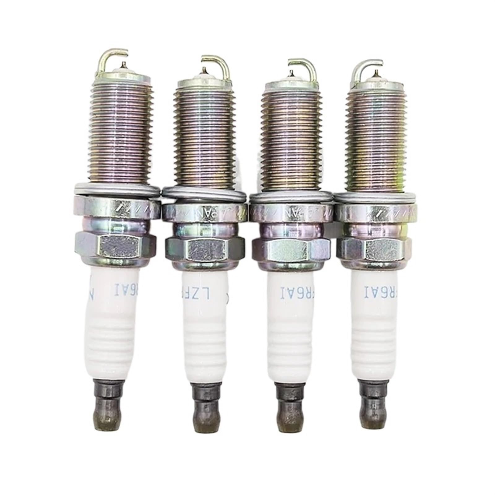 drehmomentschlüssel zündkerzen auto 4/6PCS MN158596 LZFR6AI-3656 Iridium Zündkerze Kompatibel Mit Mitsubishi Outlander 2,4 L Lancer Eclipse Galant LZFR6-AI 3656(4pcs) von TKDCKF