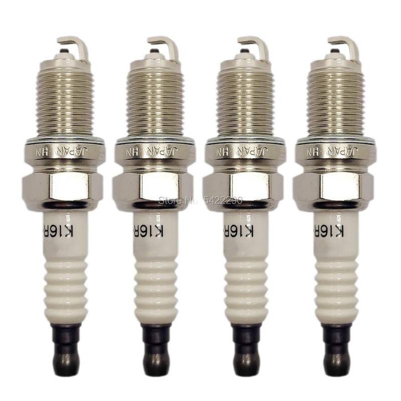 drehmomentschlüssel zündkerzen auto 4–6 Stück K16R-U11 3120 U-Groove Nickel-Zündkerze, kompatibel mit 4Runner Celica Corolla MR2 Matrix Previa Prius Yaris Avensis(4pcs Spark Plug) von TKDCKF