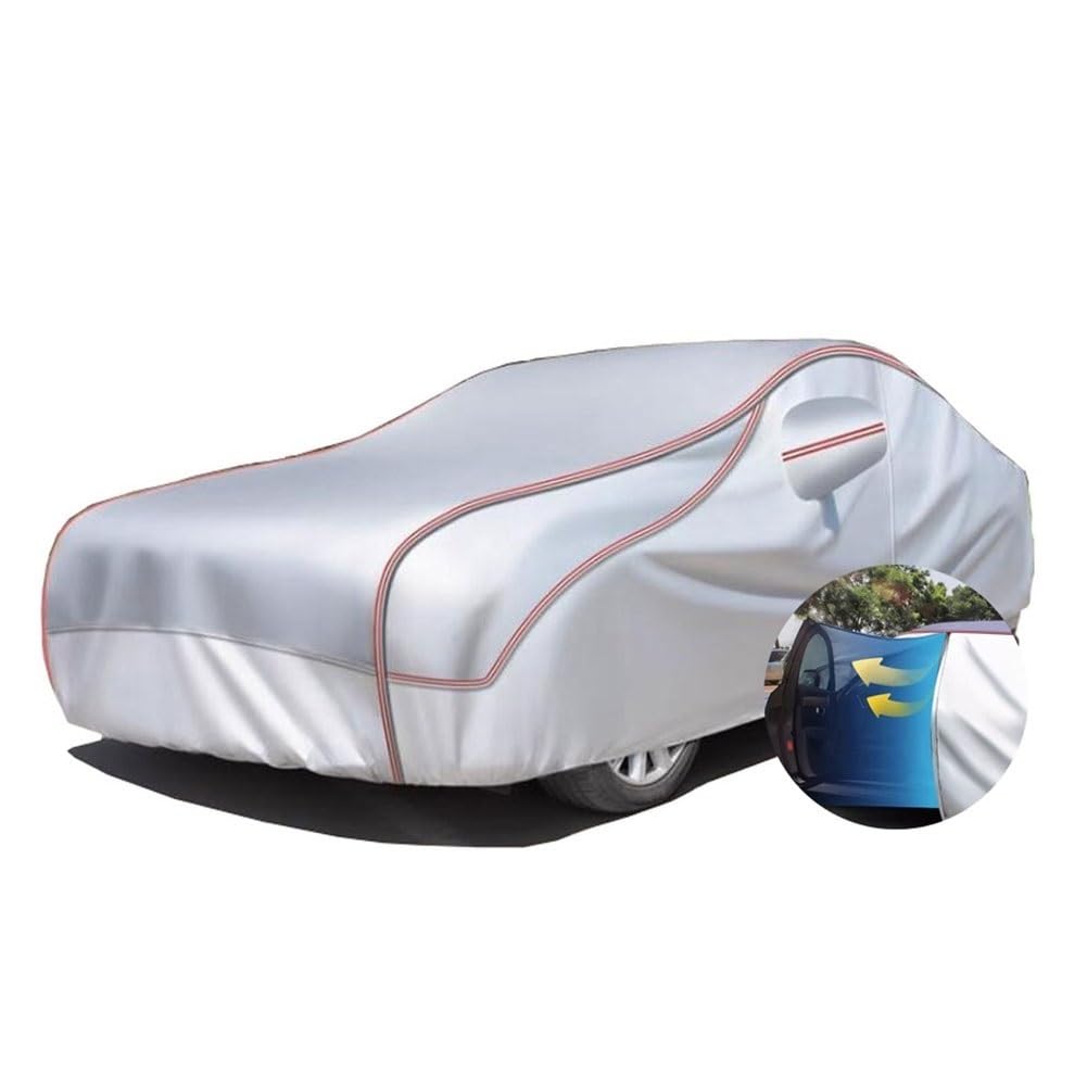 Anti-Hagel-Car-Cover für Countryman R60, Vollgarage Schnee Regen Staub Kratzer Outdoor-Schutz Garage Winter Frostschutzmittel Plus Baumwoll-Autoplane mit Reißverschluss von TKHWIAO