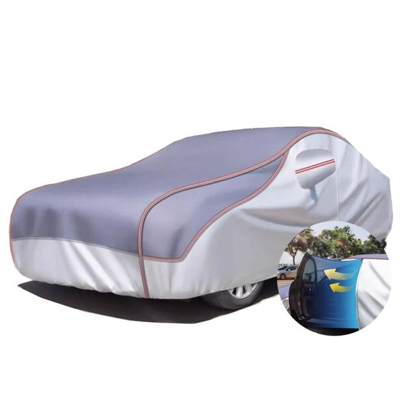 Anti-Hagel-Car-Cover für Mini R59 Roadster 2012-2015, Vollgarage Schnee Regen Staub Kratzer Outdoor-Schutz Garage Winter Frostschutzmittel Plus Baumwoll-Autoplane mit Reißverschluss von TKHWIAO