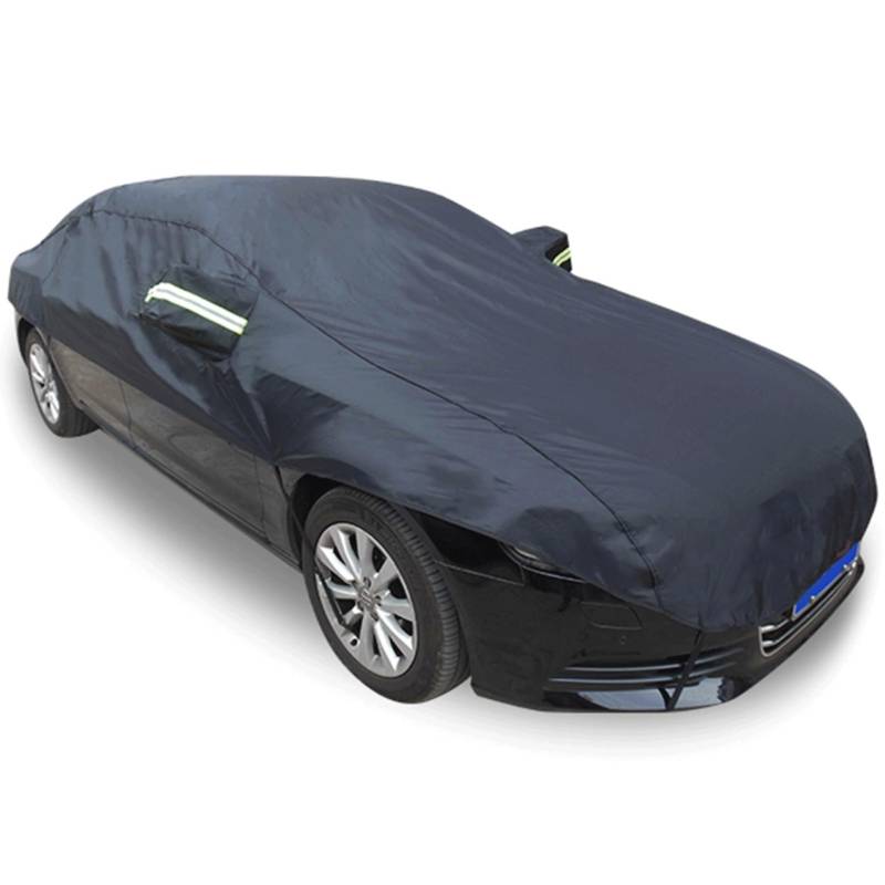 Halbgarage für Audi A7 Sportback 2010-2023, Wasserdichter Sonnenschutz Autodachabdeckung Outdoor Autoabdeckungen Allwetter Schnee Regen Wind Staubschutz Wintergarage von TKHWIAO