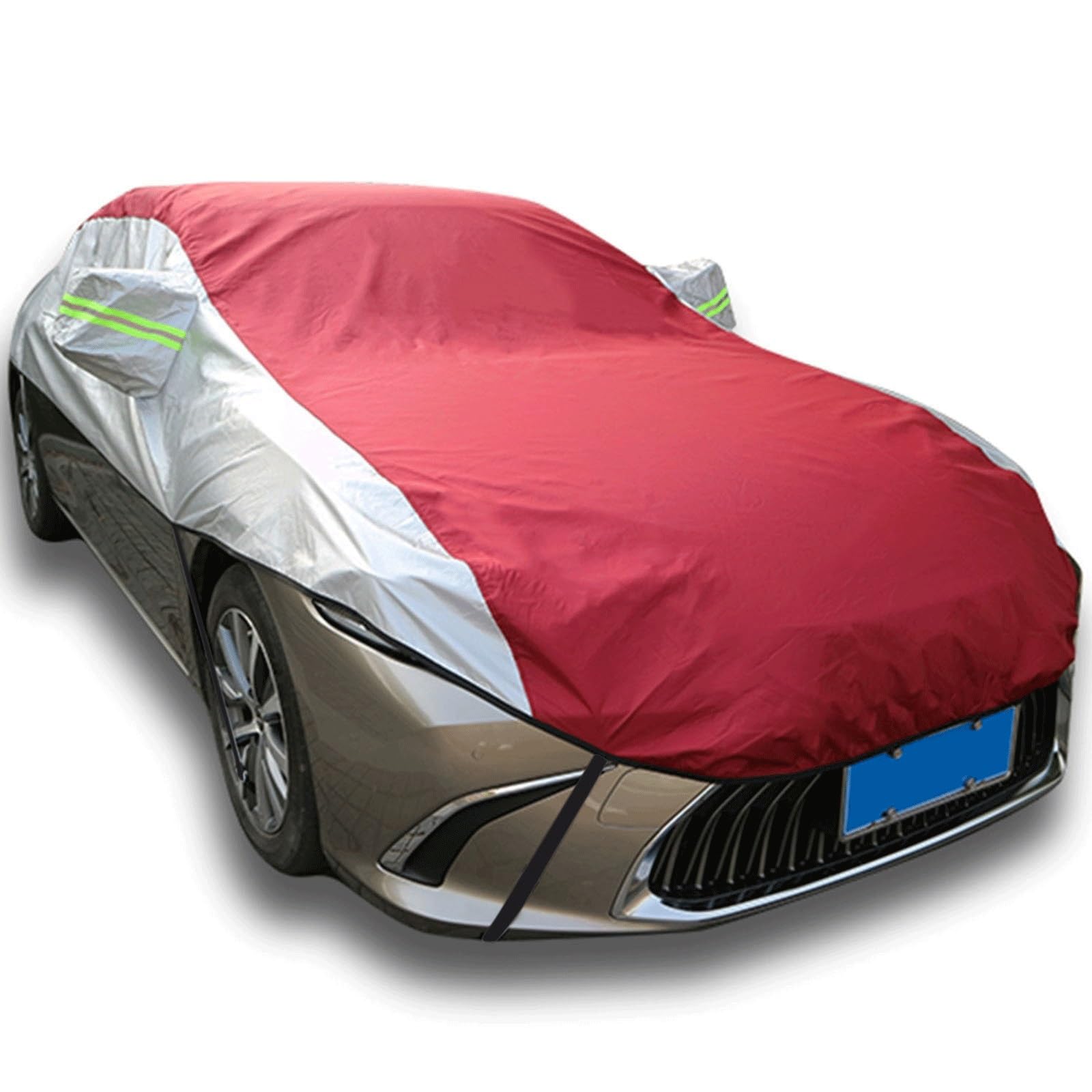 Halbgarage für BMW1 Series E82 Coupe, Autodachplane Windschutzscheibe Schutz vor Schnee und Regen Abdeckung mit Reflektorstreifen Outdoor UV-Schutz Winddicht Abdeckung Halbgarage für BMW1 Series E82 Coupe, Autodachplane Windschutzscheibe Schutz vor Schnee und Regen Abdeckung mit Reflektorstreifen Outdoor UV-Schutz Winddicht Abdeckung von TKHWIAO