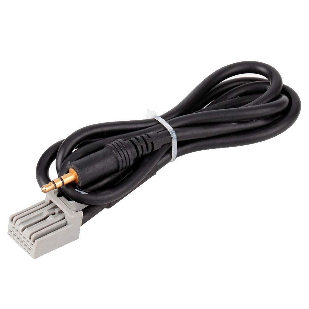 TKSE Audiokabel 3,5 Mm Stereo-Aux-Kabel, 3,5 Mm Audio-Auto-GPS-Kabel AUX-Adapter für ci -ivic 2006–2013 CRV Accor-rd Eingangsanschluss von TKSE