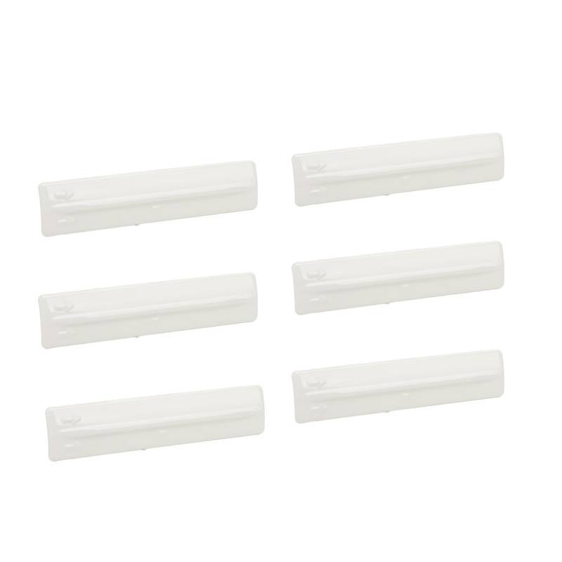 TKSE Dachträger-Entfernungsabdeckungs-Clips, 6-teiliges Dachträger-Entfernungsabdeckungs-Set aus Hochfestem ABS-Dach-Tropfträger-Formteil-Clip-Set für Fj Cruiser 2007–2014 (Weiß von TKSE