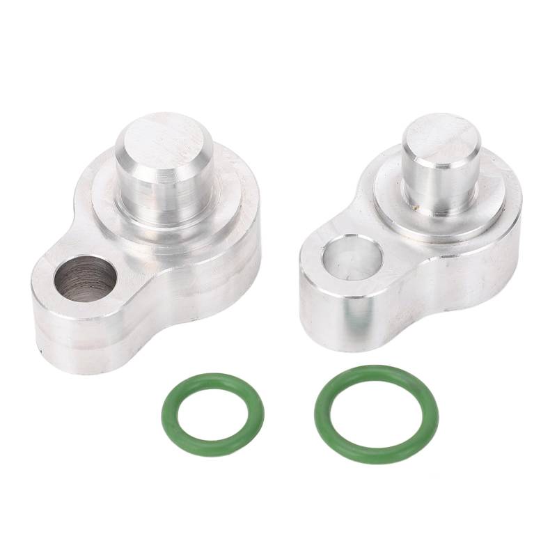 TKSE Heck Wechselstromleitungs Block aus Kit, 4pcs Heck -Wechselstromblock -Off -Kit Aluminium Gummi Auxiliary Heck AC -Eliminierungskit für Navigator 1998 Bis 2006 von TKSE