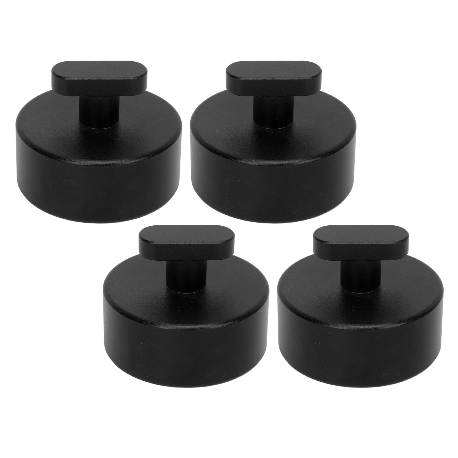 TKSE Jack Point Pad, 4 Stück Jack Pad Billet Aluminium Lift Point Jack Adapter Pucks Jack Pad Ständer für C7 Z51 Z06 C6-Z06 (Schwarz) von TKSE