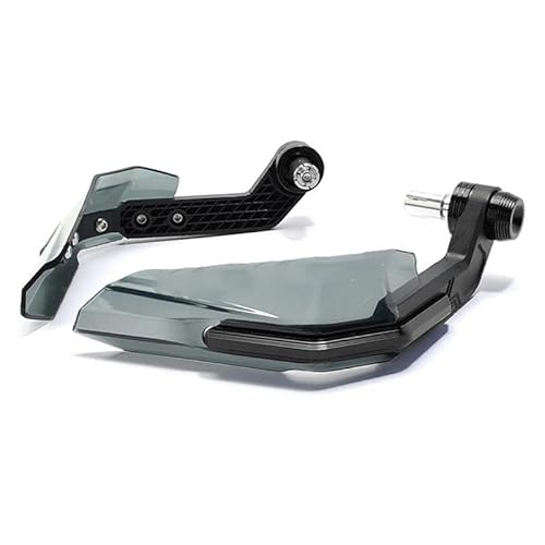 TKSE Motorrad-Handschutz, Motorrad-Handschutz, Hochfester, Schlagfester Lenker-Windabweiser Für Motorräder(SCHWARZ) von TKSE