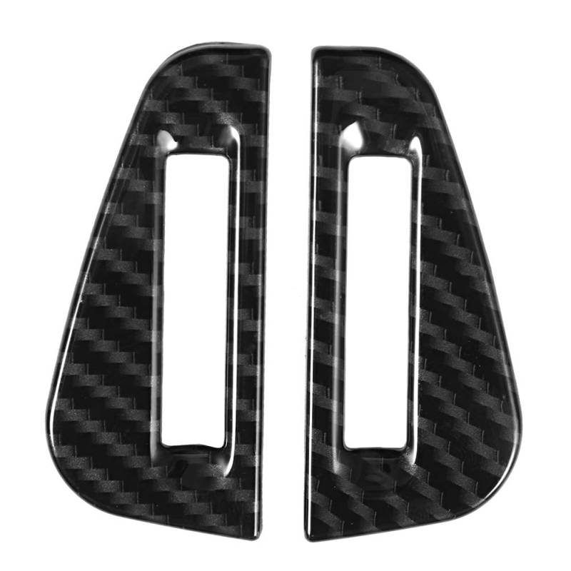 TKSE Vent Trim Cover, 2 Stück ABS Car Vent Trim Cover Carbon Fiber Texture Fit Für Jaguar XE F PACE F Pace X761 16-19 von TKSE