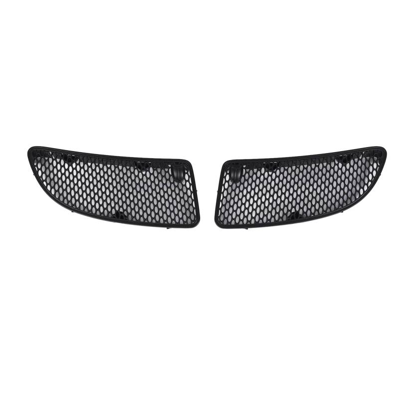 TKSE Vordere Motorhaube Kühlergrill, 1 Paar Fronthuben -Kühlergrill Cover 1718800385 Stylish Look Protective Vorder (matt black) von TKSE